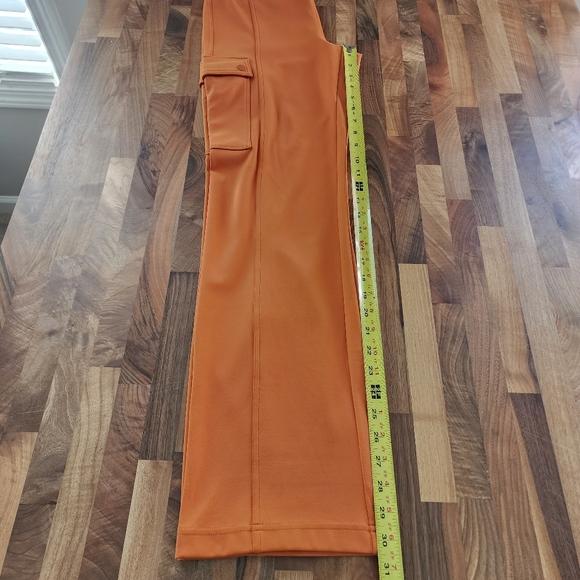 Athleta Delancey Straight Cargo Pant Foliage Orange Size Medium - Picture 11 of 13